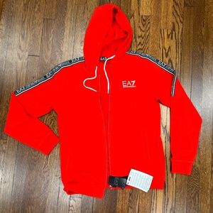 EMPORIO ARMANI HOODED SWEATSHIRT- 3XL (Rare size!)